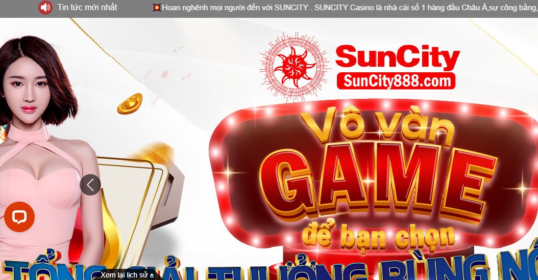 Giao diện dễ dùng và đồ họa tuyệt đẹp tại suncity