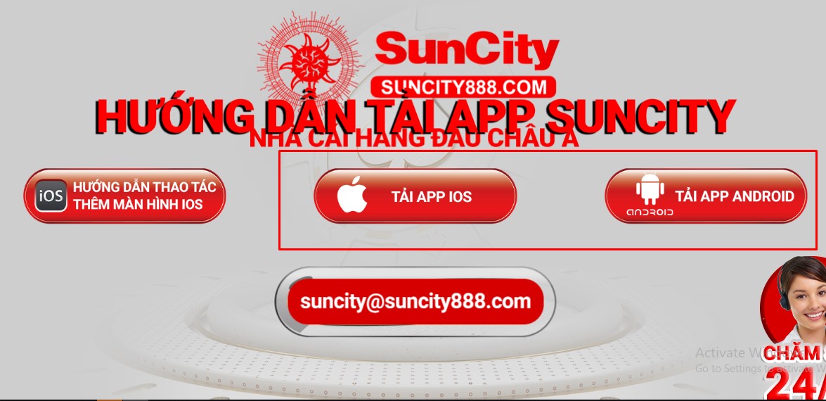 Một vài lưu ý cần biết khi tải app Suncity