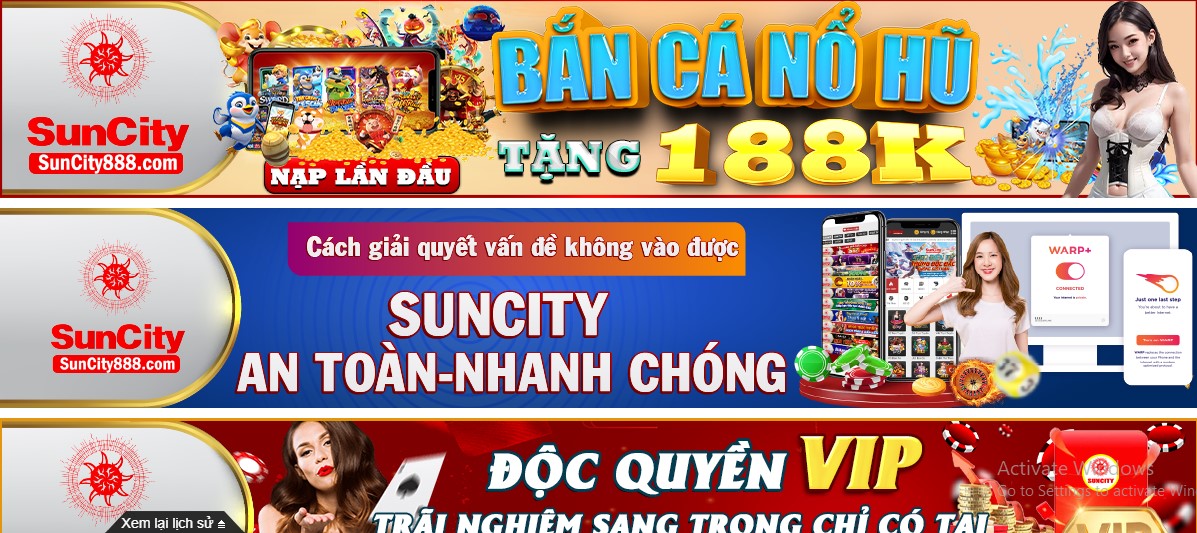 Những chương trình khuyến mãi khủng chỉ có tại Suncity